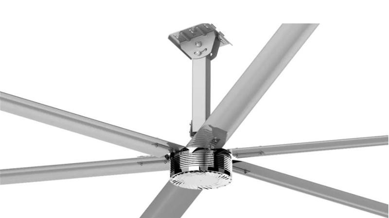 Is the large industrial fan safe enough in the workshop?